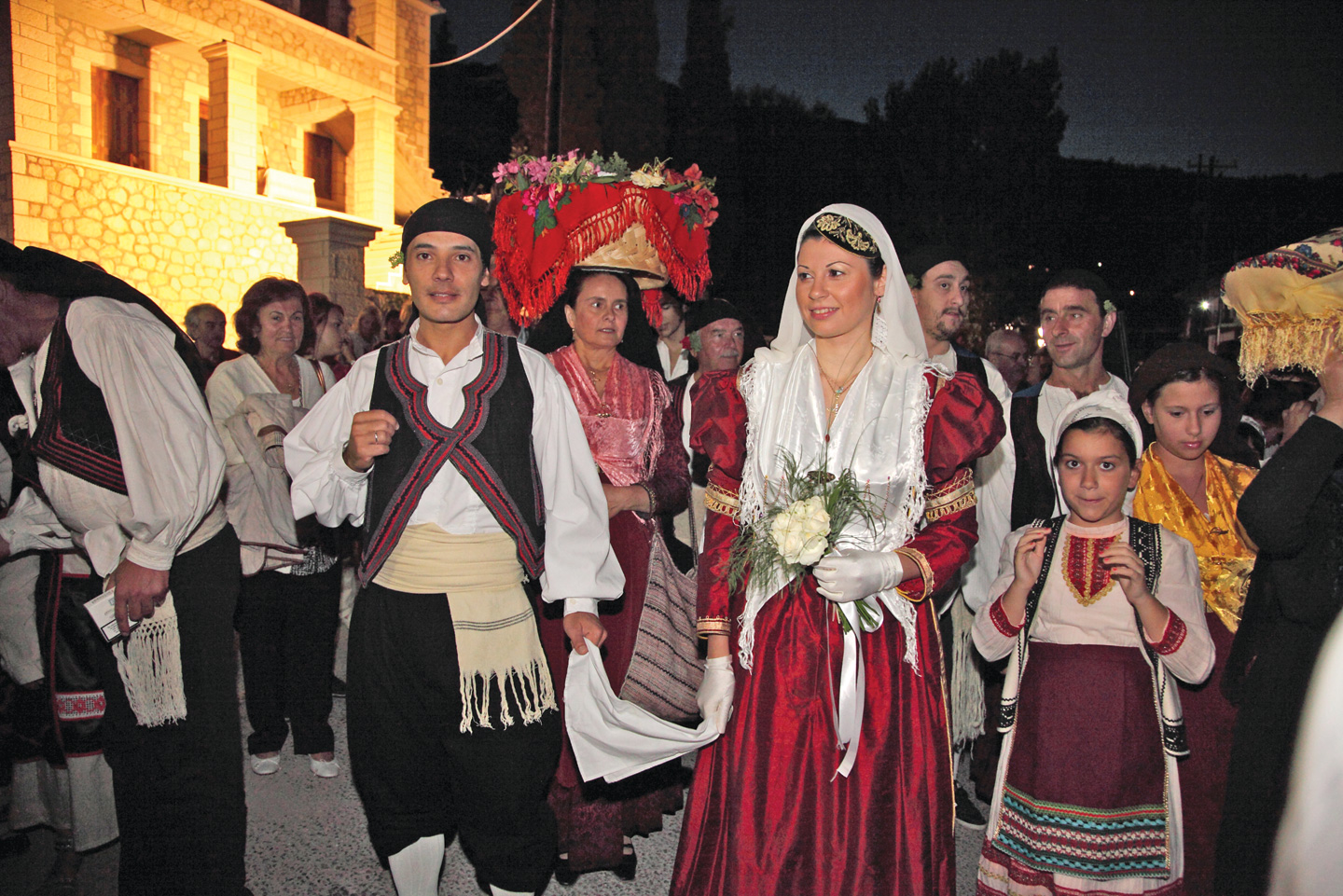 Folk wedding reenactment, Karya village | Lefkada