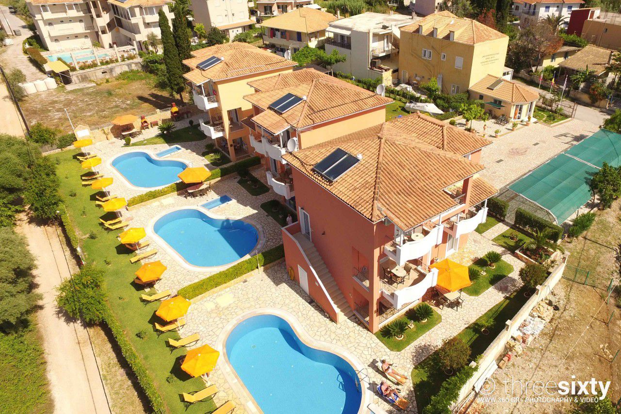 Aerial view of Ifigenia apartments