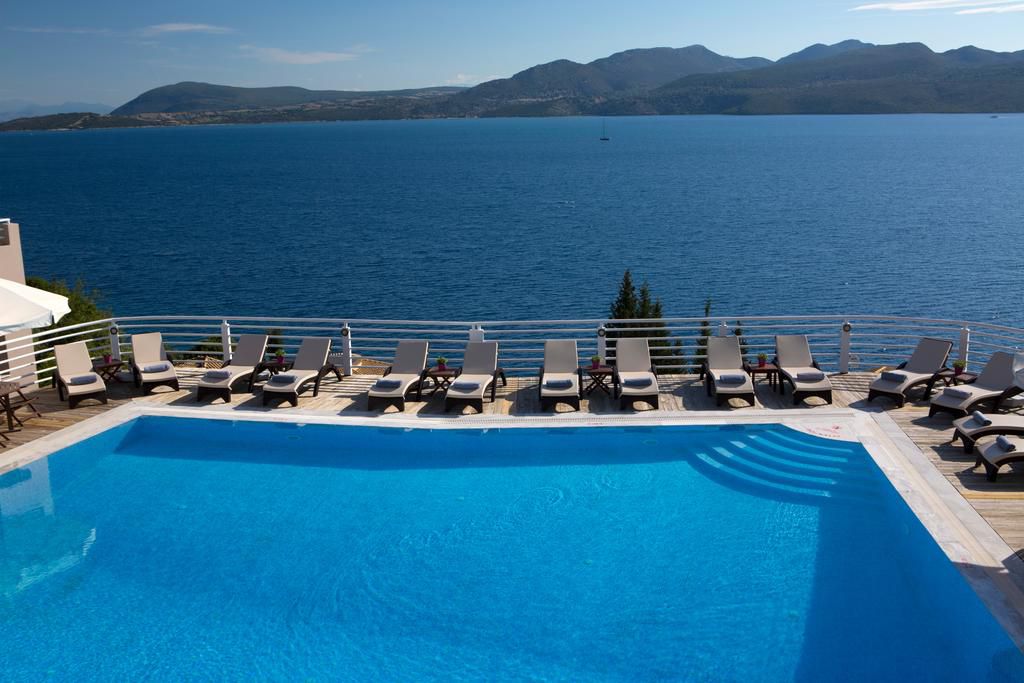 Adriatica Hotel, Nikiana, Lefkada - Pool view