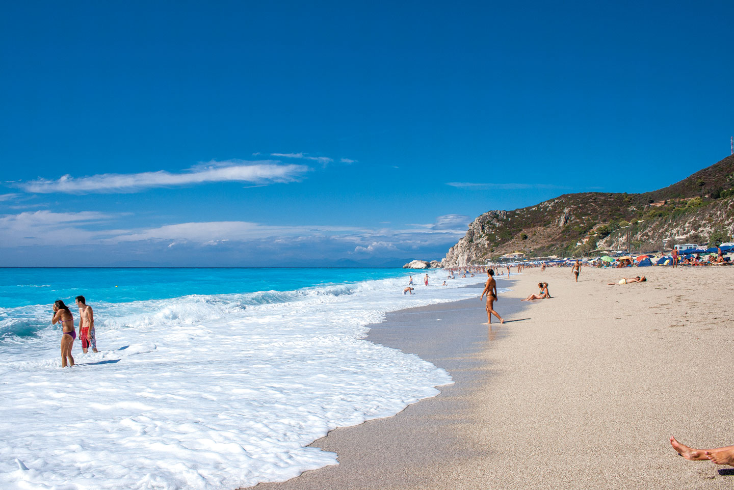 Kathisma beach in Lefkada | Turquoise waters of the Ionian sea | Lefkada Slow Guide