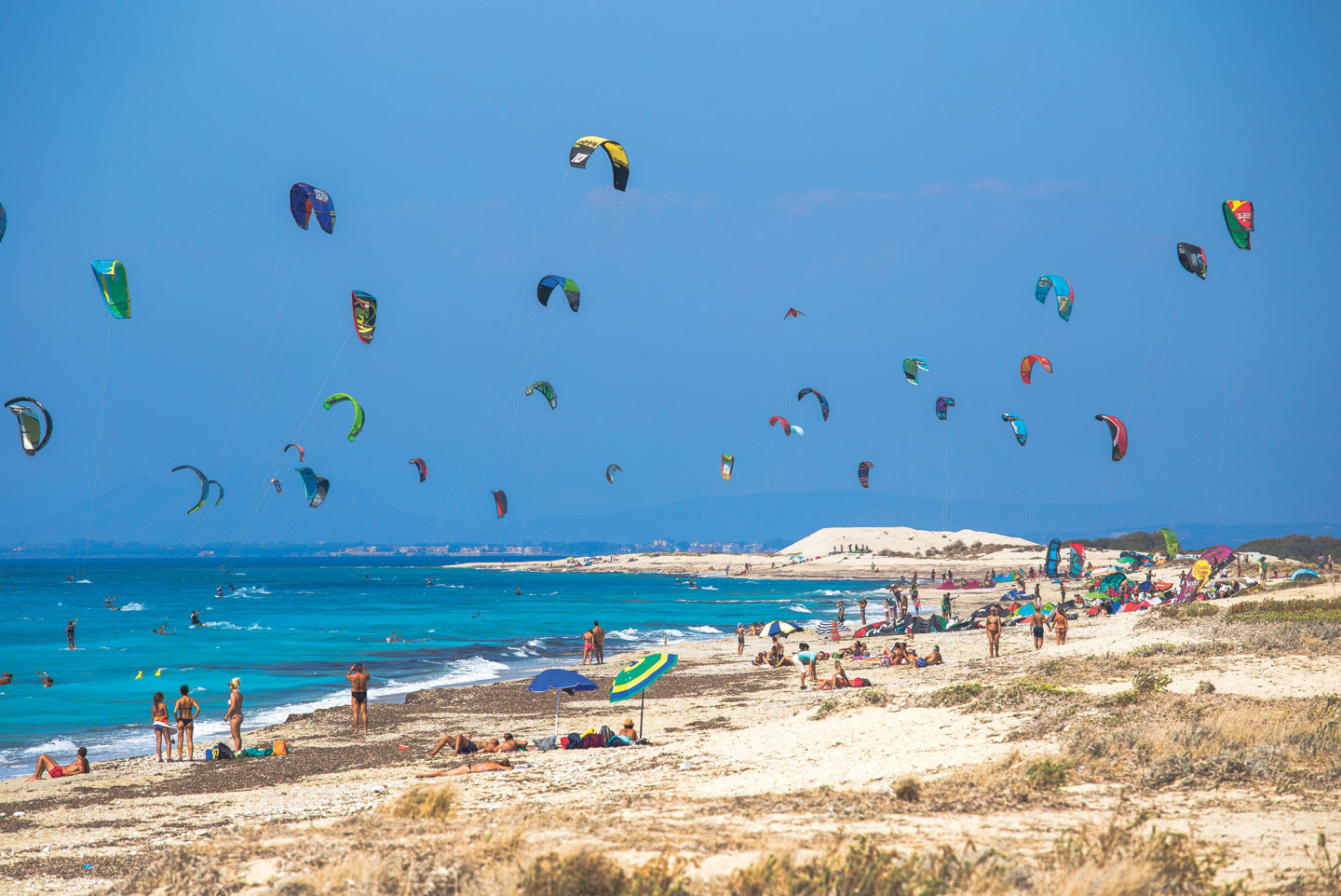 Myloi beach in Lefkada | Popular beach for kite surf and wind surf
