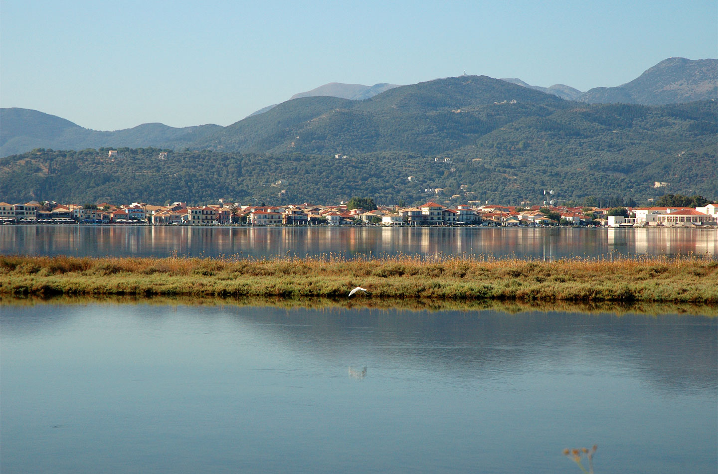 The town of Lefkada | View from Gyra