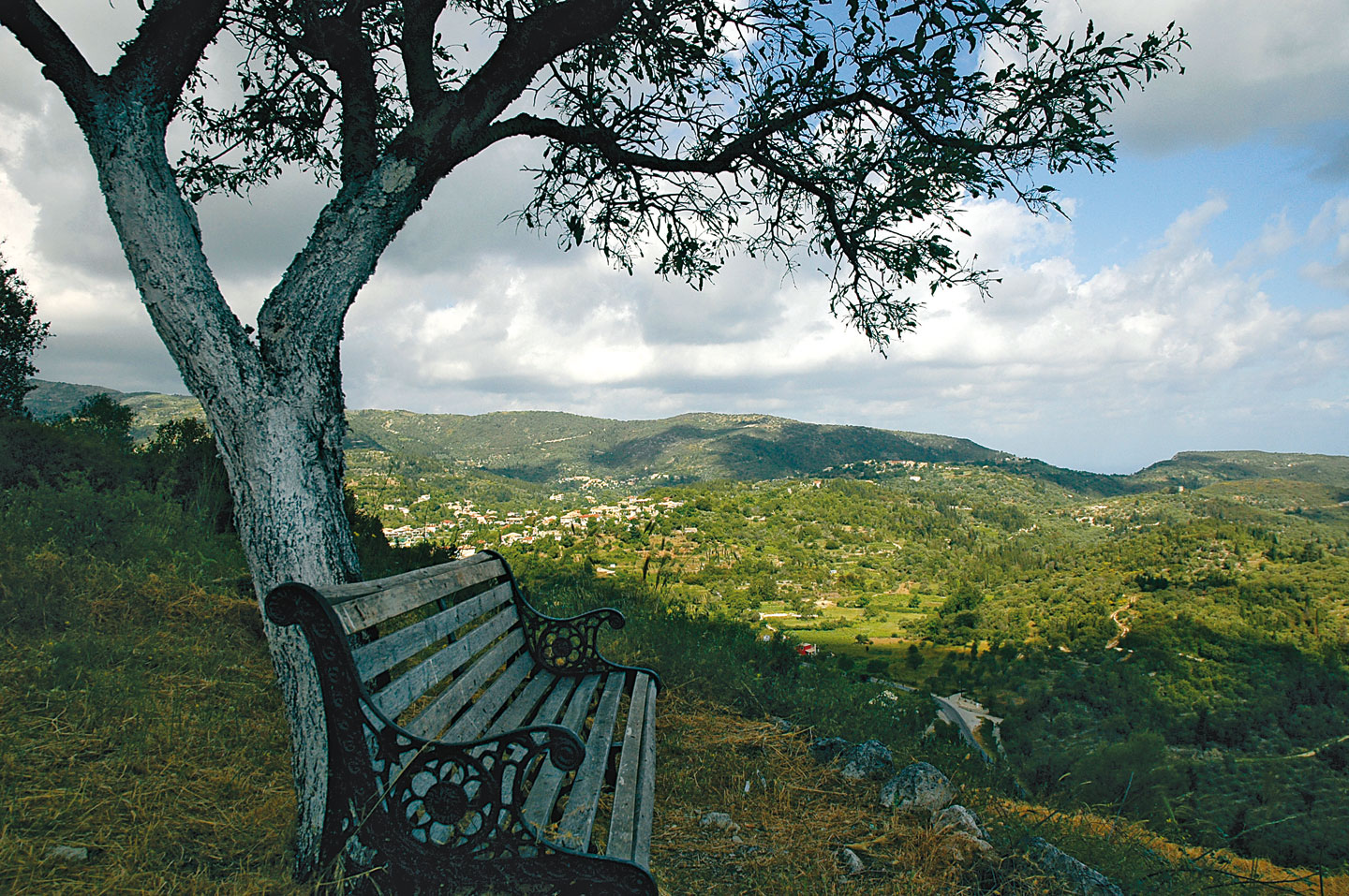 The view from Agios Stefanos in Sfakiotes | Lefkada's villages