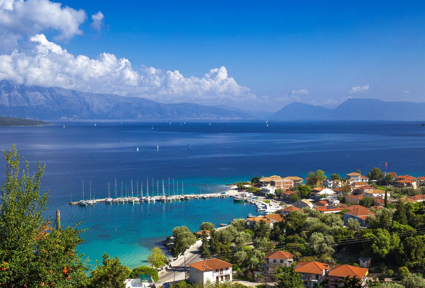 The east coast of Lefkada | tranquil landscapes and calm seas | Lefkada Slow Guide