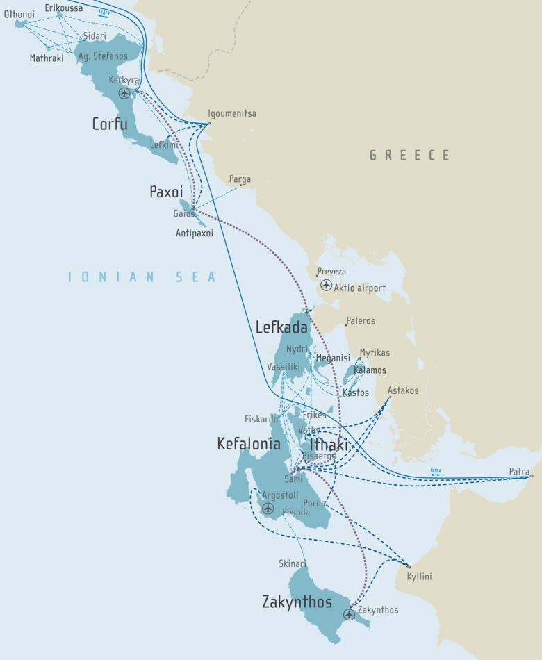 Σύνδεση με τα Ιόνια νησιά | Λευκάδα | Lefkada Slow Guide 