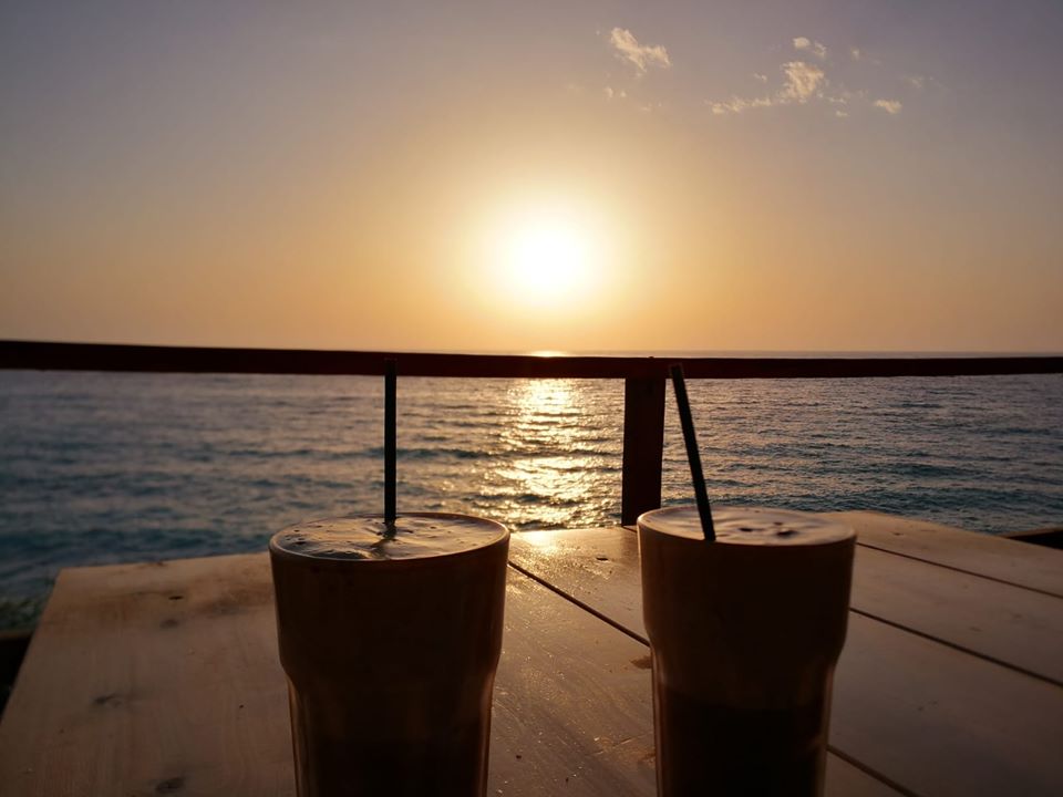 Coffee on the beach | Sunset |
