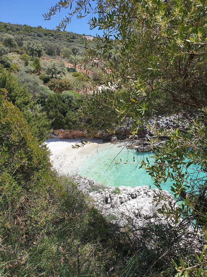 Amazing secret beach in Lefkada island