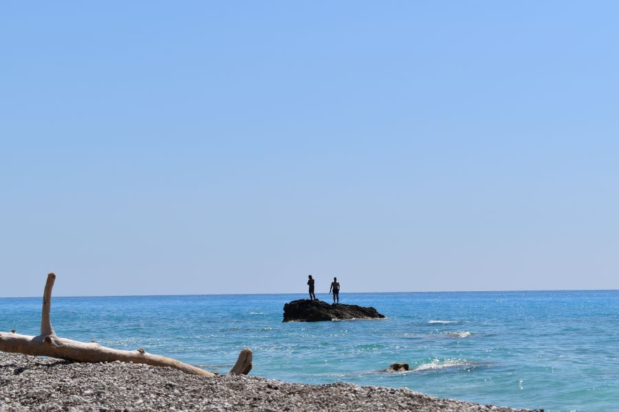 Gialos beach in Lefkada island