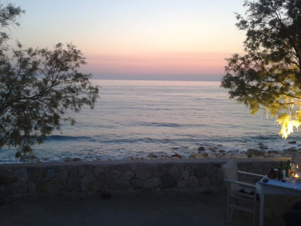Sunset at Pefkoulia beach